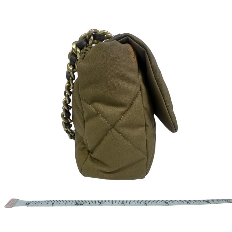 【美收精品】CHANEL 茶色19 中號 4-496-17