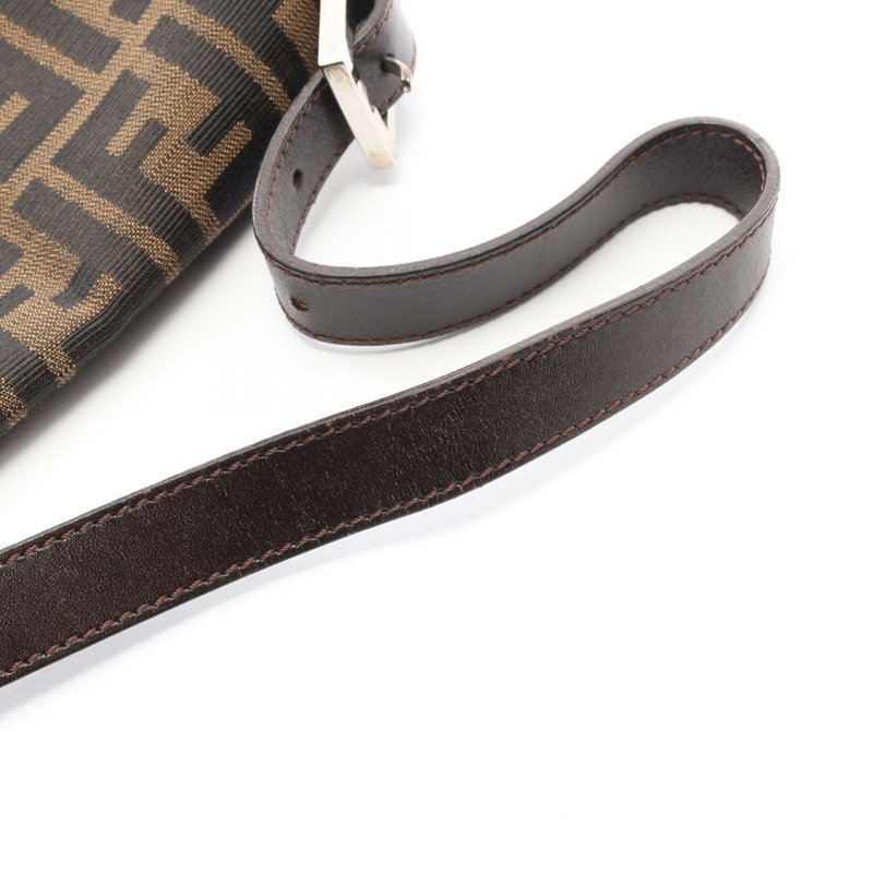 FENDI Mamma Zucca 水桶包單肩手提包 2348-26424-008 帆布皮革 二手-5