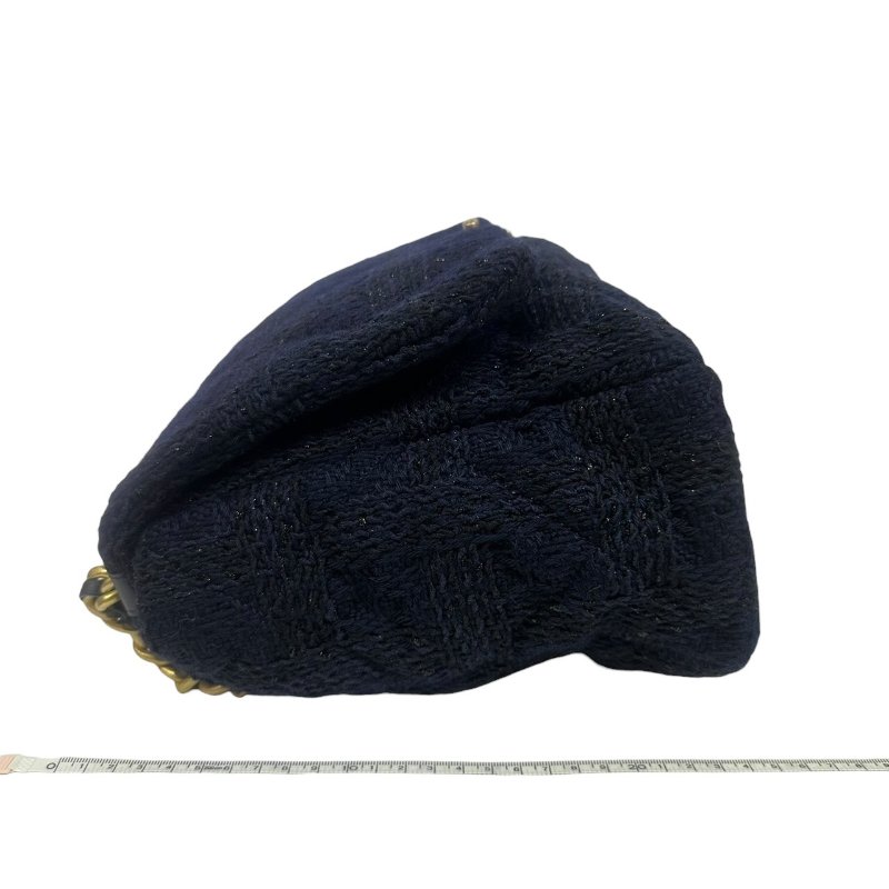 【美收精品】CHANEL 藍色針織19大號 4-499-16