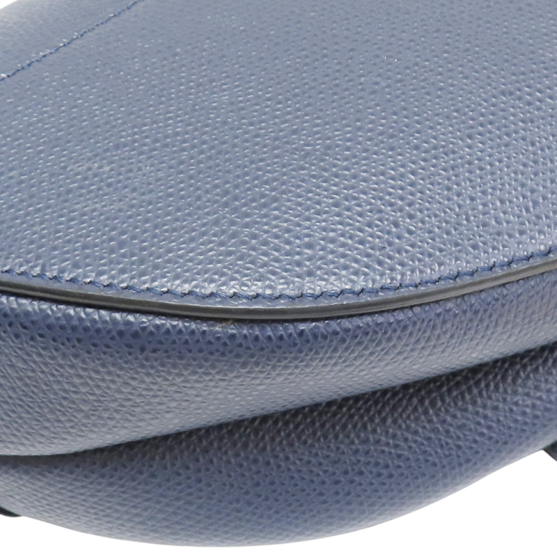 藍色 牛皮 中型馬鞍 SADDLE-M 肩背包【Dior 迪奧】-10