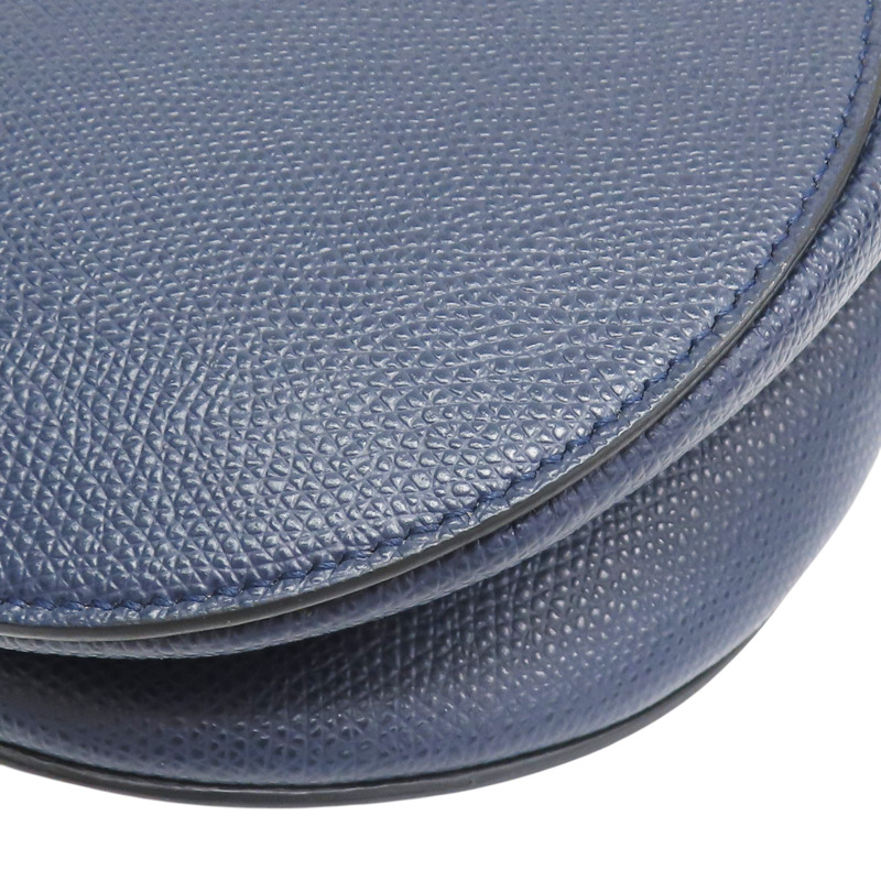 藍色 牛皮 中型馬鞍 SADDLE-M 肩背包【Dior 迪奧】-11