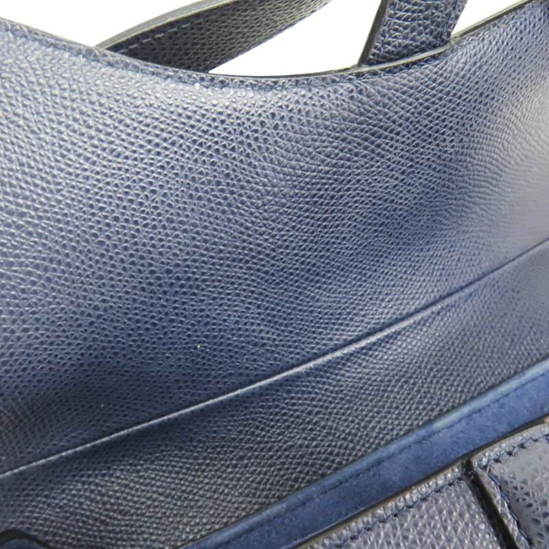 藍色 牛皮 中型馬鞍 SADDLE-M 肩背包【Dior 迪奧】-13