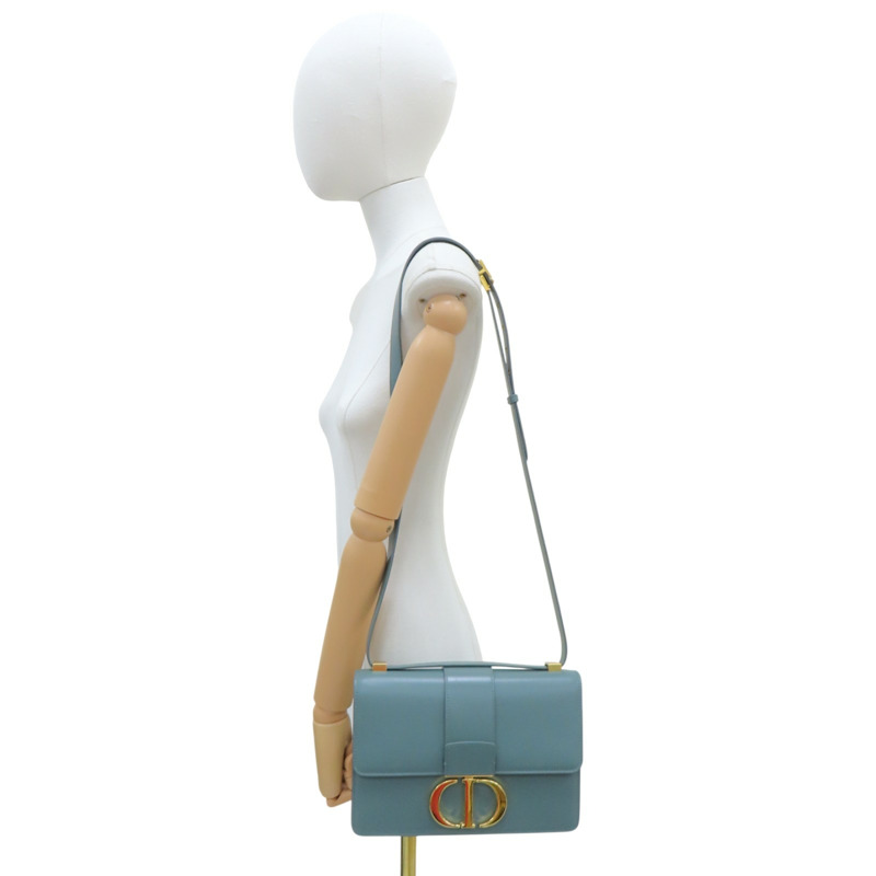 綠色 牛皮 金扣 30 Montaigne 肩背包【Dior 迪奧】 29-MA-0149-7