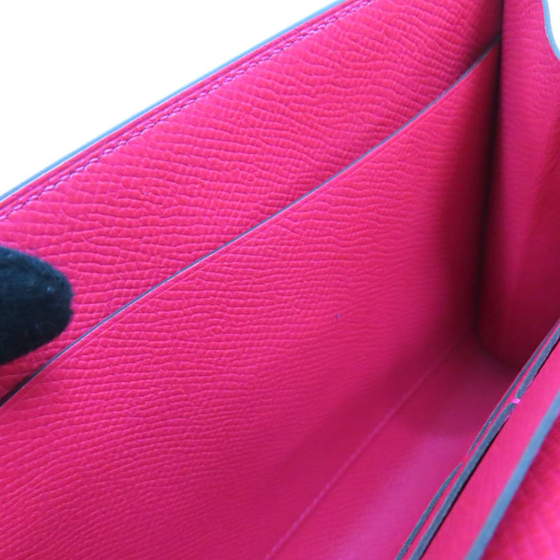 極致粉 Epsom牛皮 Clic 16 銀扣 肩背包 D刻【HERMES 愛馬仕】-5