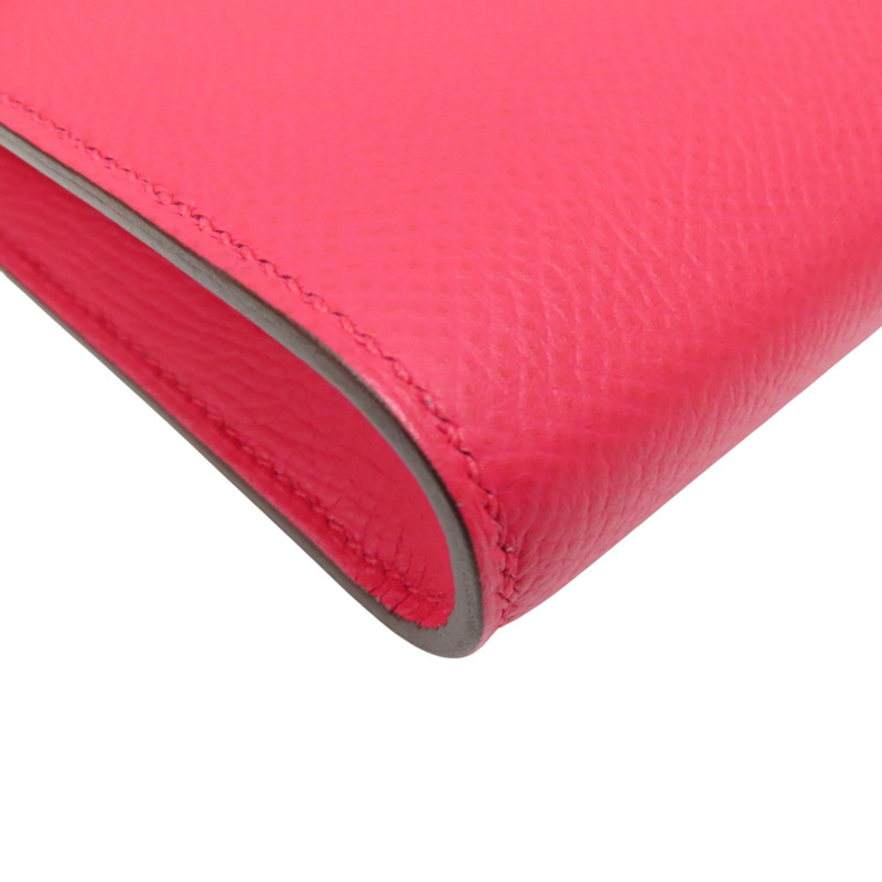 極致粉 Epsom牛皮 Clic 16 銀扣 肩背包 D刻【HERMES 愛馬仕】-13