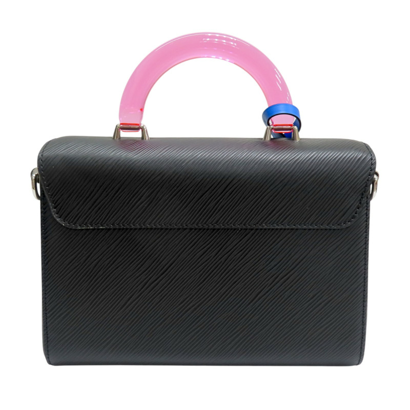 黑色 Epi 水波紋 牛皮 Twist MM 手提包【LOUIS VUITTON】 M56131-1