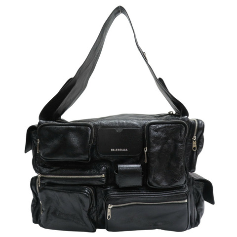 黑色 山羊皮 肩背包【BALENCIAGA 巴黎世家】 702168