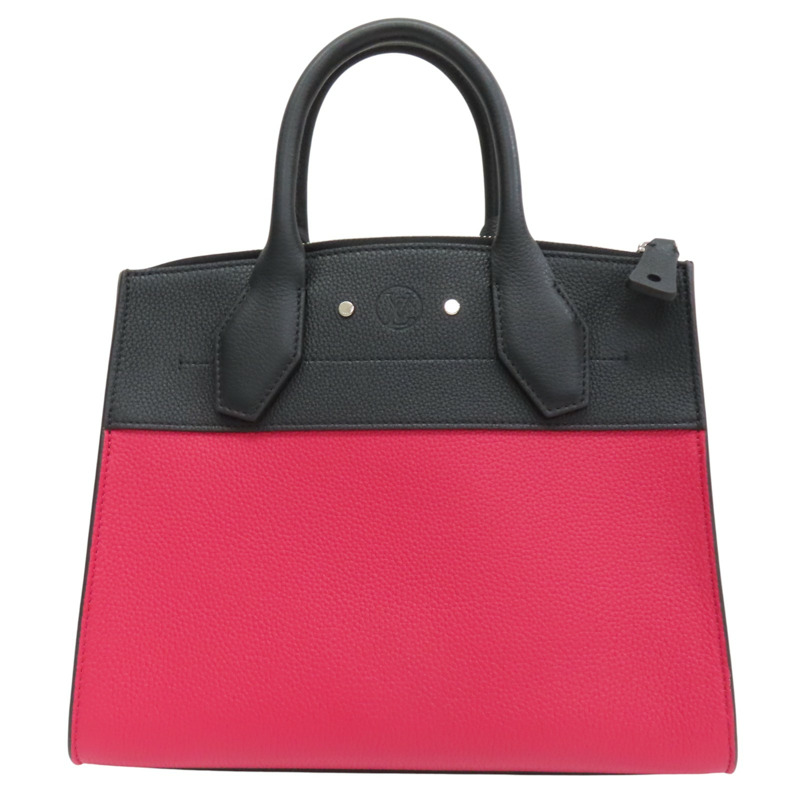 紅黑拚色 牛皮 City Steamer PM 兩用包【LOUIS VUITTON LV 路易威登】 M51123-1