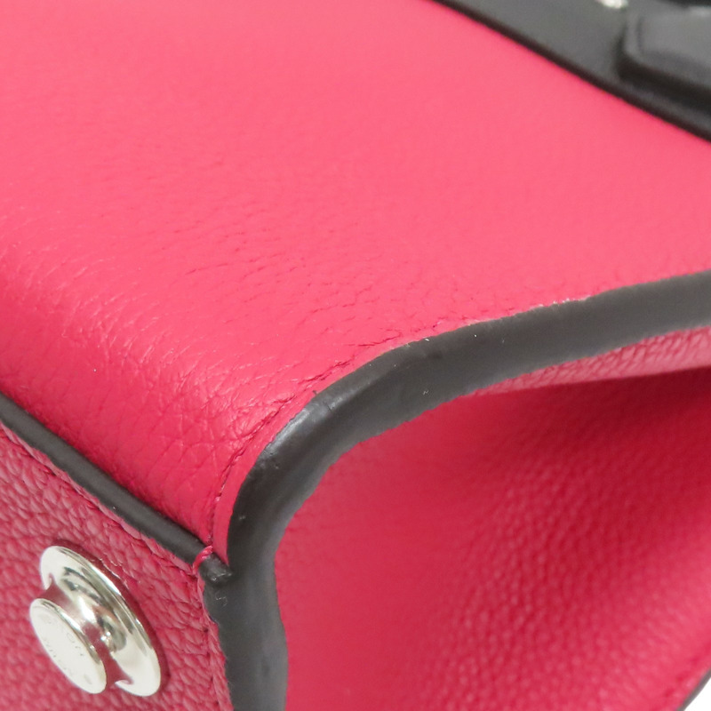 紅黑拚色 牛皮 City Steamer PM 兩用包【LOUIS VUITTON LV 路易威登】 M51123-13