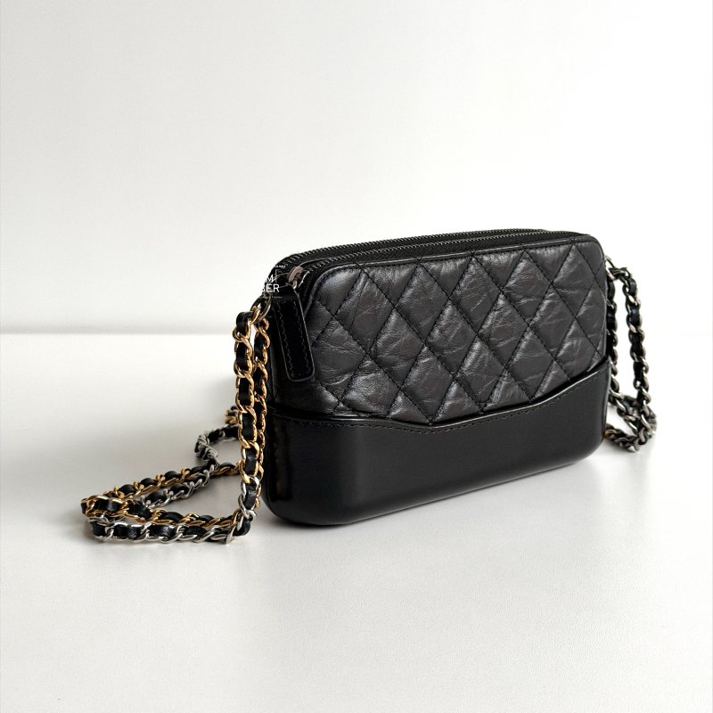 99新🆕 Chanel 香奈兒 流浪mini 黑金-2