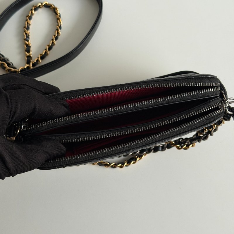 99新🆕 Chanel 香奈兒 流浪mini 黑金-13