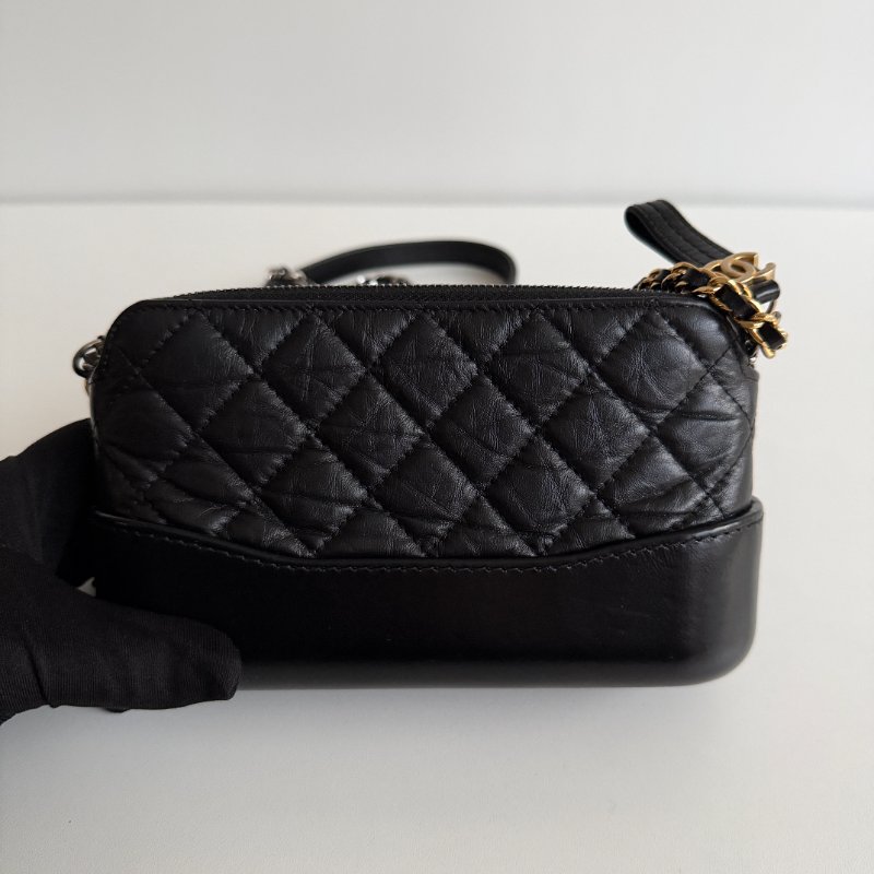 99新🆕 Chanel 香奈兒 流浪mini 黑金-16