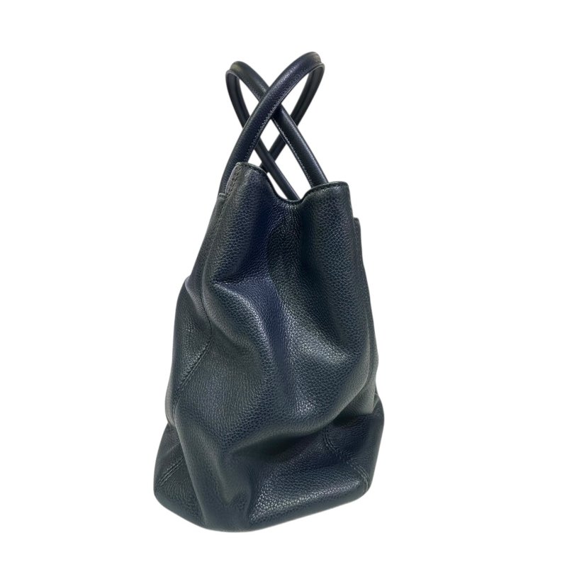 【美收精品】CHANEL 寶藍色皮革肩背包 4-504-2