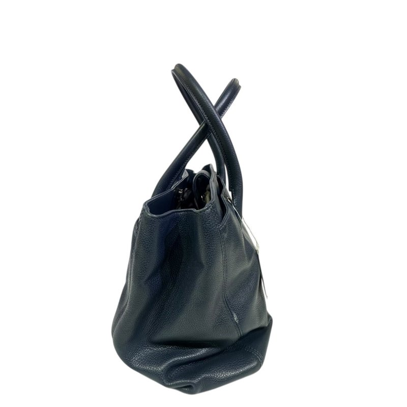 【美收精品】CHANEL 寶藍色皮革肩背包 4-504-3