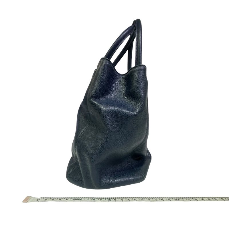 【美收精品】CHANEL 寶藍色皮革肩背包 4-504-17