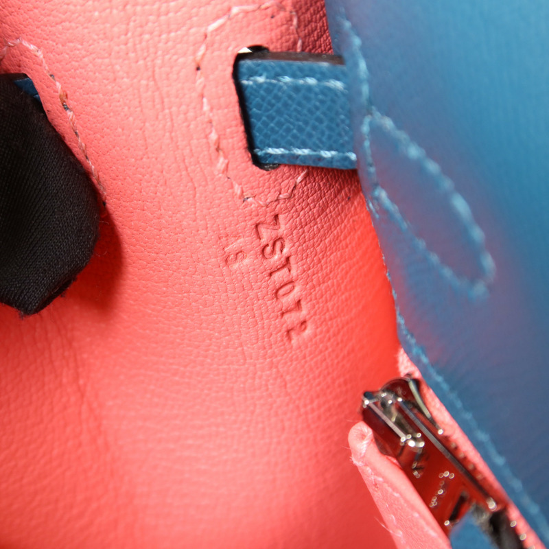 HERMES Madame皮革Kelly 25銀扣手挽肩背兩用袋-9