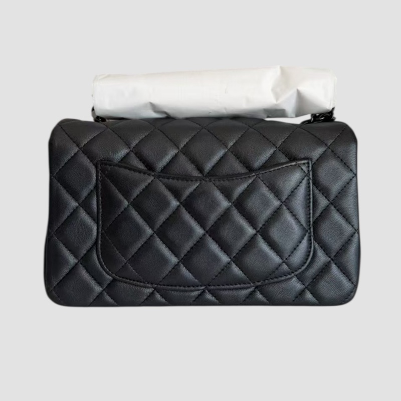 Chanel Lambskin 20cm So Black-1