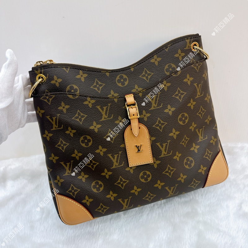 莉亞精品♡ LV Odeon MM 二手美包-2