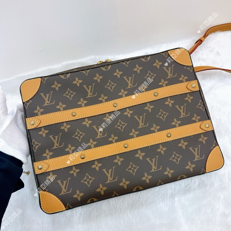 莉亞精品♡ LV 絕版限量 soft trunk 二手美包-2