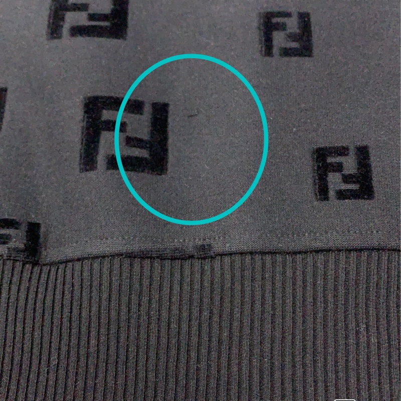 FENDI芬迪字母印花休閒圓領長袖衛衣 男款 黑色-5