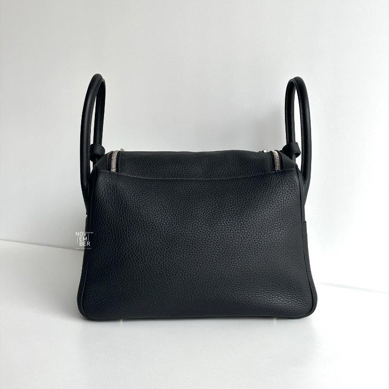 閒置新✨ Hermès 愛馬仕 Lindy 30 黑色銀釦-6