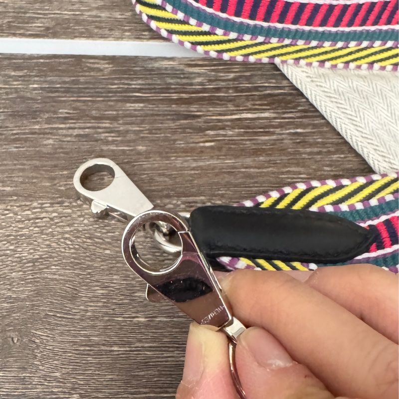 Hermes 愛馬仕 彩色編織背帶 九五新 銀扣 105分分-6