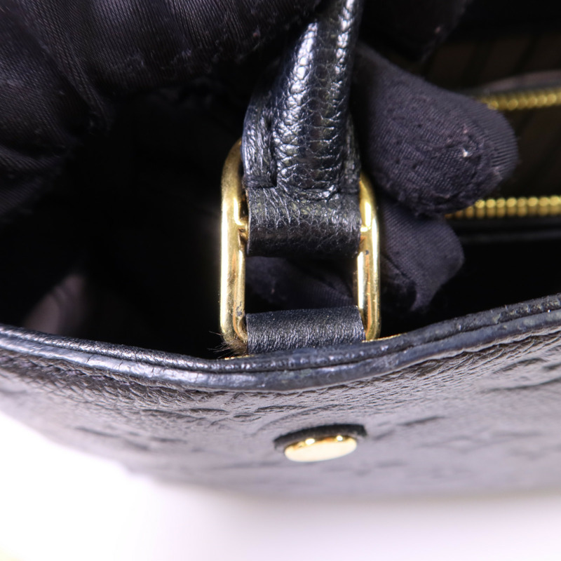 LOUIS VUITTON Monogram Empreinte Montaigne MM金扣手挽肩背兩用袋-9