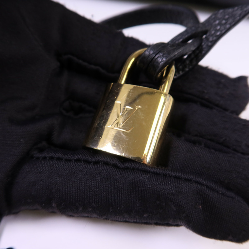 LOUIS VUITTON Monogram Empreinte Montaigne MM金扣手挽肩背兩用袋-14