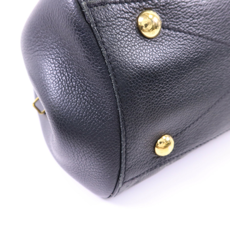 LOUIS VUITTON Monogram Empreinte Montaigne MM金扣手挽肩背兩用袋-19