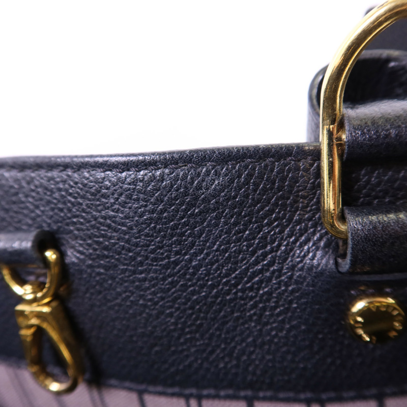 LOUIS VUITTON Monogram Empreinte Montaigne MM金扣手挽肩背兩用袋-20