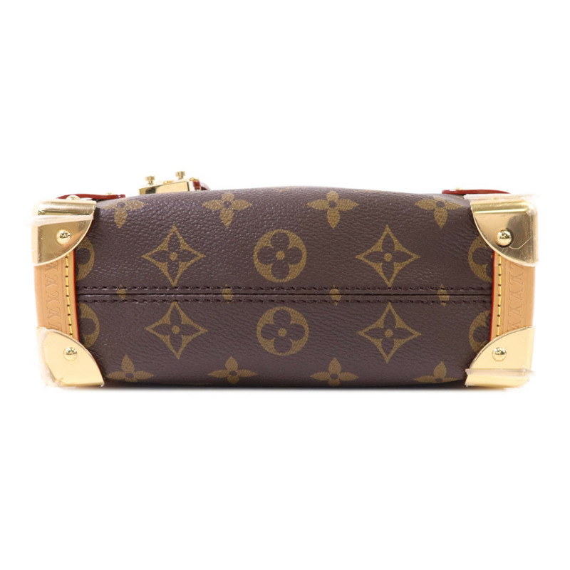 LOUIS VUITTON Monogram Side Trunk PM金扣手挽肩背兩用袋-3