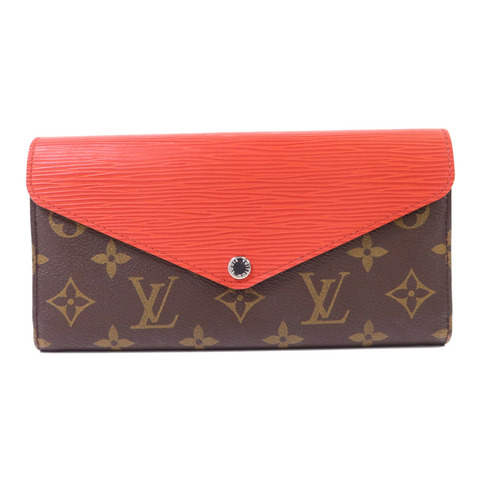 LOUIS VUITTON Monogram/Epi Marie-Lou Long Trifold Wallet銀扣長錢包