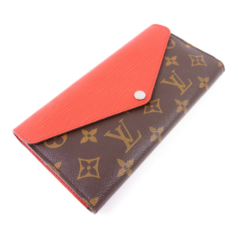 LOUIS VUITTON Monogram/Epi Marie-Lou Long Trifold Wallet銀扣長錢包-2