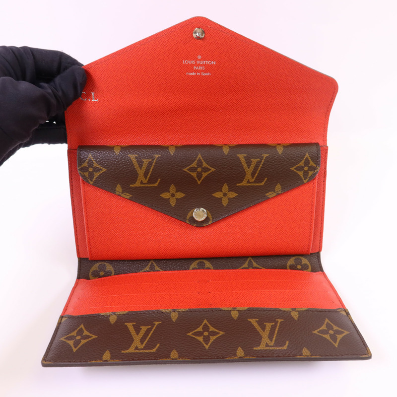 LOUIS VUITTON Monogram/Epi Marie-Lou Long Trifold Wallet銀扣長錢包-4