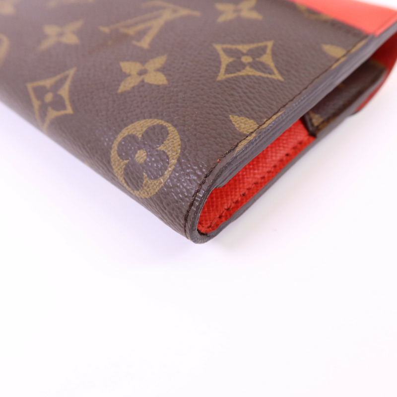 LOUIS VUITTON Monogram/Epi Marie-Lou Long Trifold Wallet銀扣長錢包-13