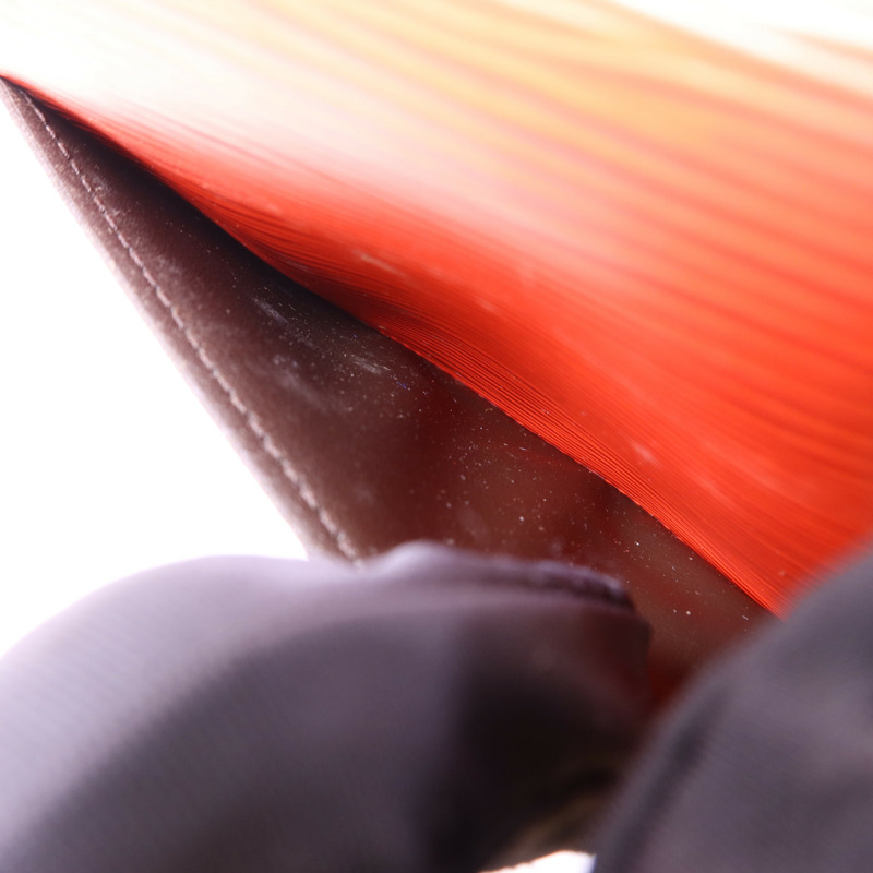 LOUIS VUITTON Monogram/Epi Marie-Lou Long Trifold Wallet銀扣長錢包-16