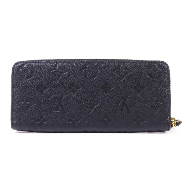 LOUIS VUITTON Monogram Empreinte Clemence Long Wallet金扣拉鏈長錢包-1