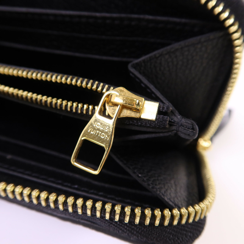 LOUIS VUITTON Monogram Empreinte Clemence Long Wallet金扣拉鏈長錢包-6