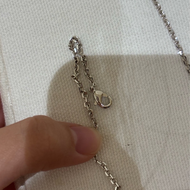 Dior Petit cd 銀色珍珠項鍊-10