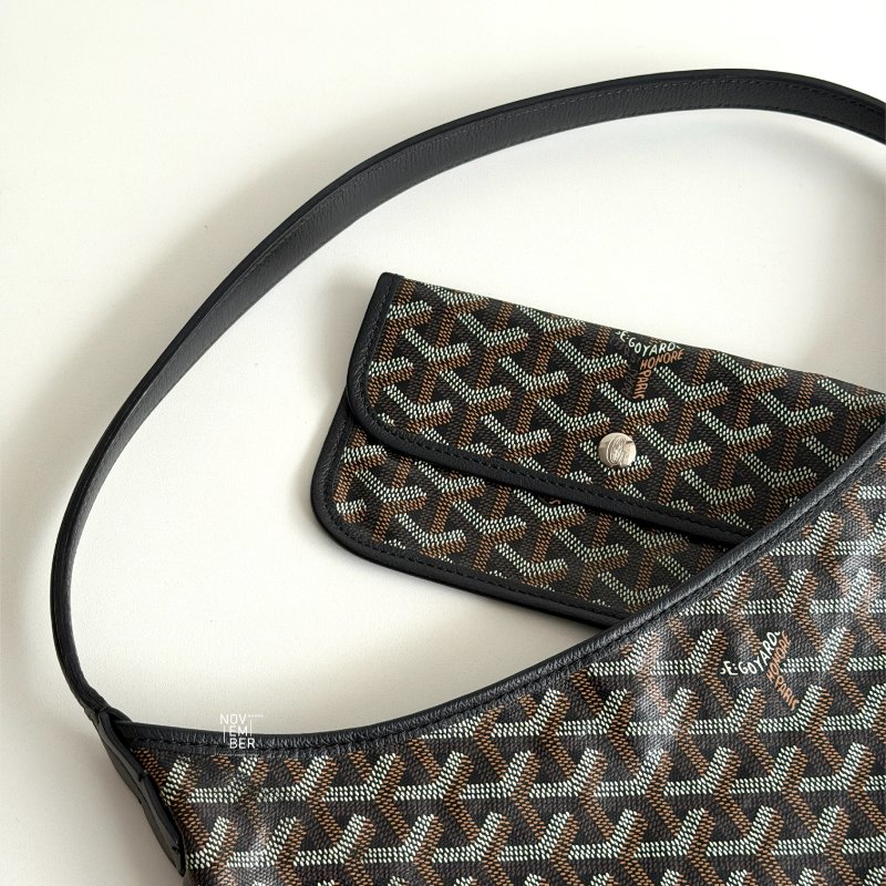 閒置新✨Goyard Hobo 黑(手繪黑色愛心)-4