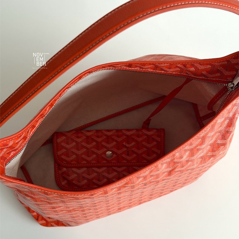 閒置新✨Goyard Hobo 橘-3