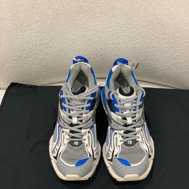 Balenciaga巴黎世家 X-Pander 織物 低幫 運動休閒鞋 男款 藍色 做舊 尺寸：41-1