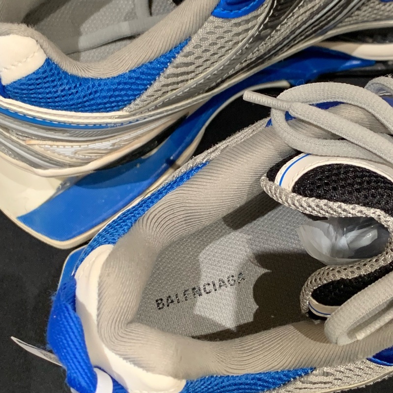 Balenciaga巴黎世家 X-Pander 織物 低幫 運動休閒鞋 男款 藍色 做舊 尺寸：41-3