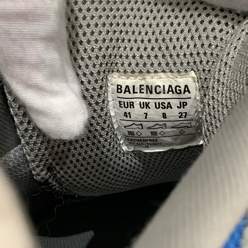 Balenciaga巴黎世家 X-Pander 織物 低幫 運動休閒鞋 男款 藍色 做舊 尺寸：41-6