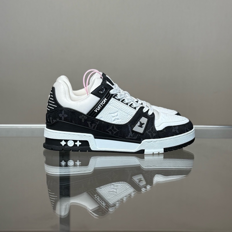 LOUIS VUITTON/路易威登 LV Trainer 熊貓 黑白牛仔尺碼/40码-1