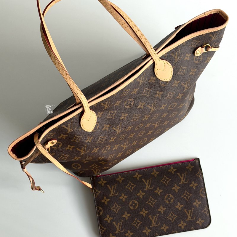 閒置新✨Louis Vuitton Neverfull MM 老花托特包-2