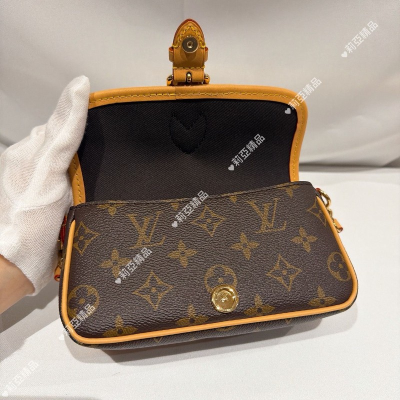 莉亞精品♡LV Diane nano法棍包 近新美包-12