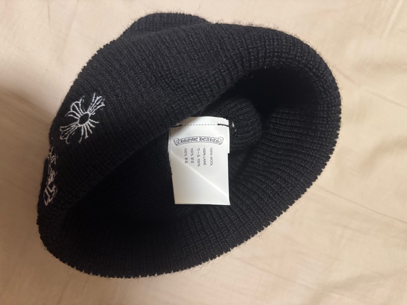 chrome hearts horsehole beanie 羊毛毛帽-1