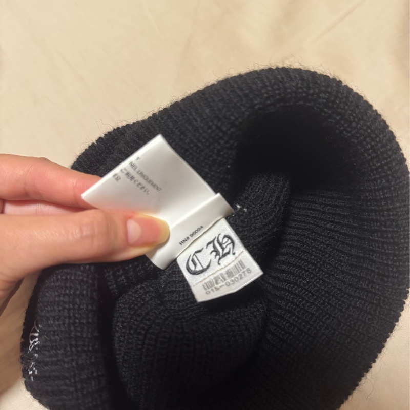 chrome hearts horsehole beanie 羊毛毛帽-4