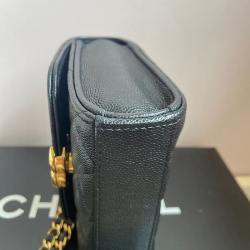 九成新22K荔枝黑金小廢包-6